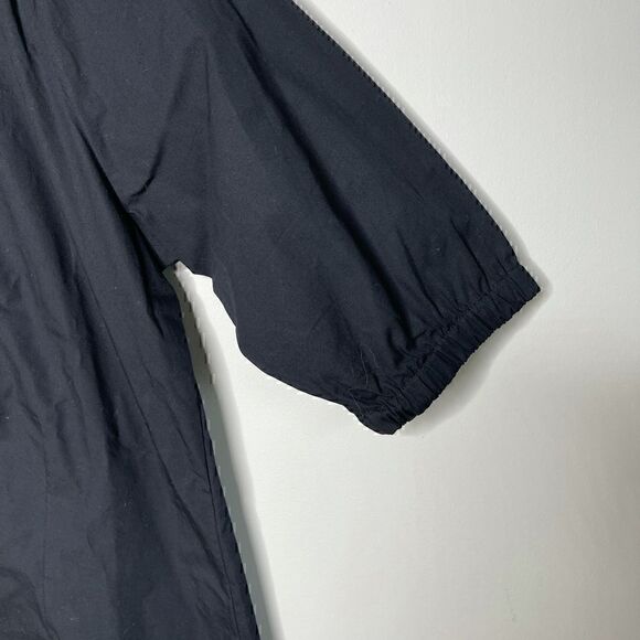 La Made black button down blouse top tunic size medium NWOT - Picture 7 of 7